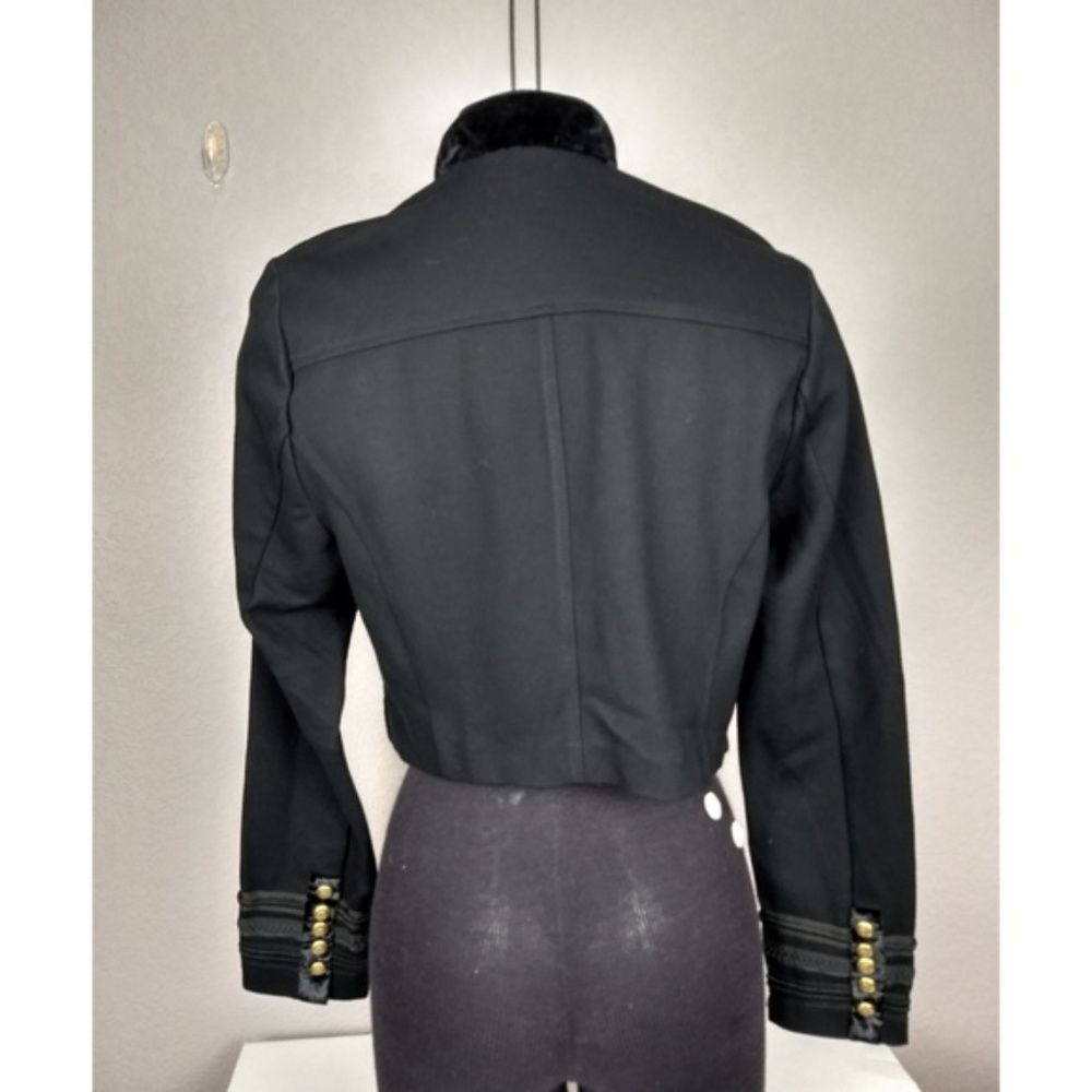 TORRID EMBELLISHED STRETCH MILITARY JACKET Size 00 (M/L) - Picture 4 of 10